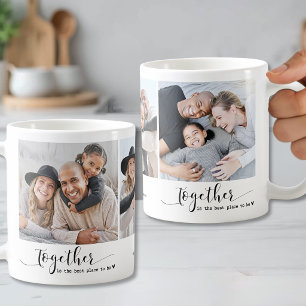 Mug Photo de citation personnalisée Ensemble