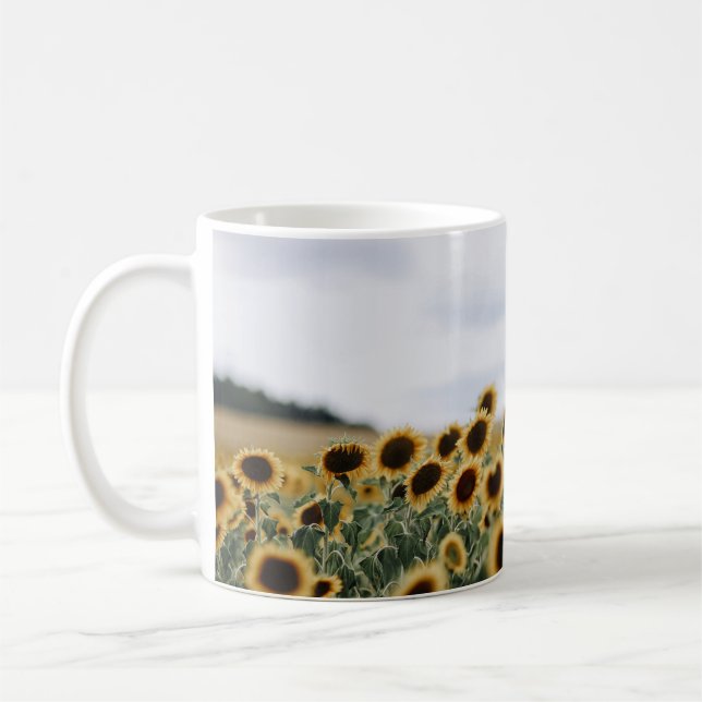 MUG PHOTO DE CLOSEUP DE SUNFLOWERS (Gauche)