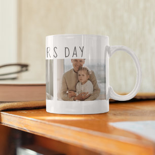 Mug Photo de collection moderne et Fête des pères heur