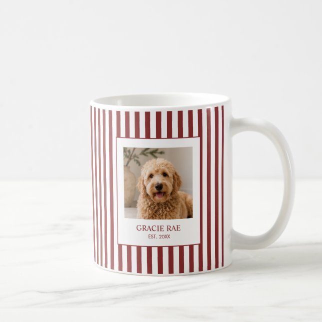 Mug Photo de compagnie personnalisée (Droite)