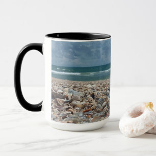 Mug Photo de coquillages de plage de l'océan Atlantiqu