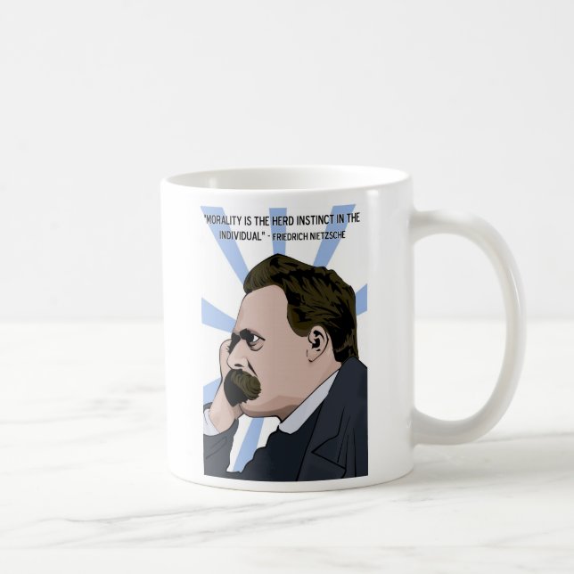 Mug Photo de détenu de Nietzsche (Droite)
