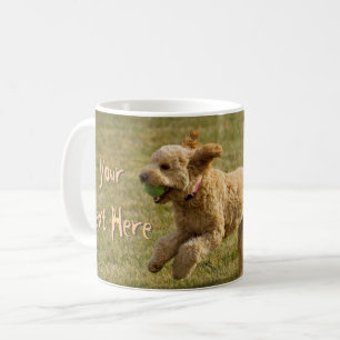 Mug Photo de Doodle doré sur mesure