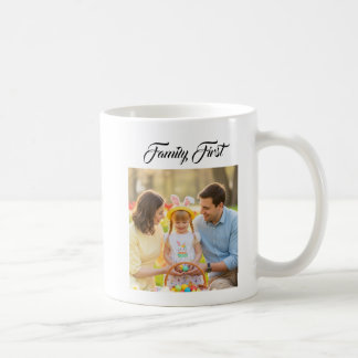 Mug Photo de famille personnalisée avec message