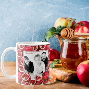 Mug Photo de famille personnalisée de la grenade Rosh