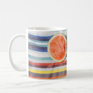Mug Photo de fermeture des fruits de pastèque en tranc