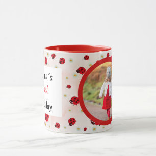 Mug photo de fête de coccinelle