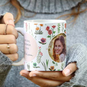 Mug Photo de Fête des mariées fleur sauvage