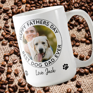 Mug Photo de Fête des pères de chien papa personnali