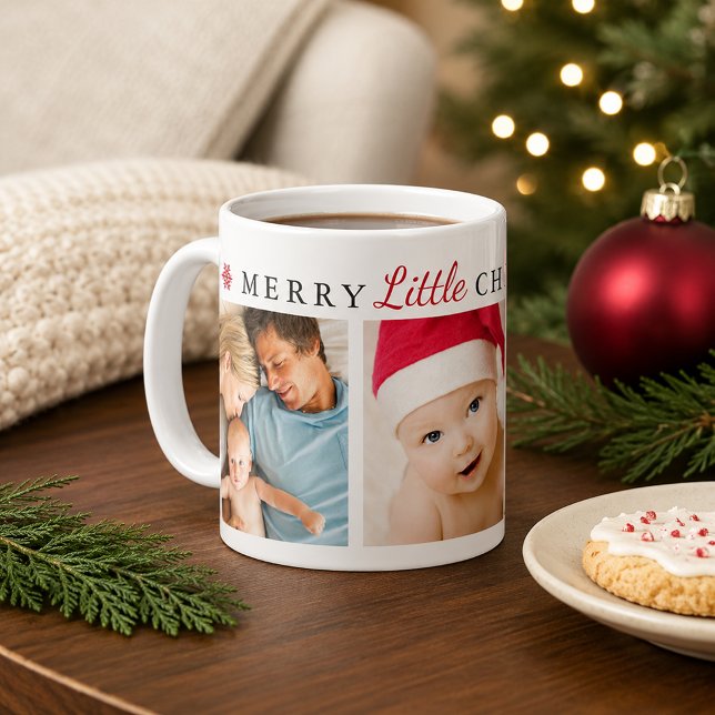 Mug Photo de flocon de neige de Noël joyeux (Créateur téléchargé)