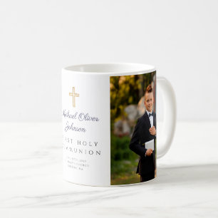 Mug Photo de garçon de croix religieuse moderne Premiè