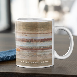 Mug Photo de gros plan de Jupiter Red Spot