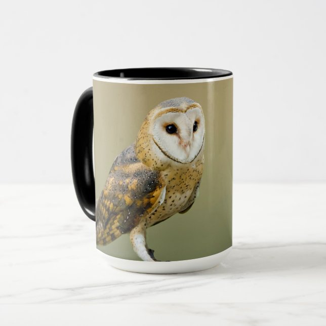 Mug Photo de la Chouette de la faune (Devant gauche)