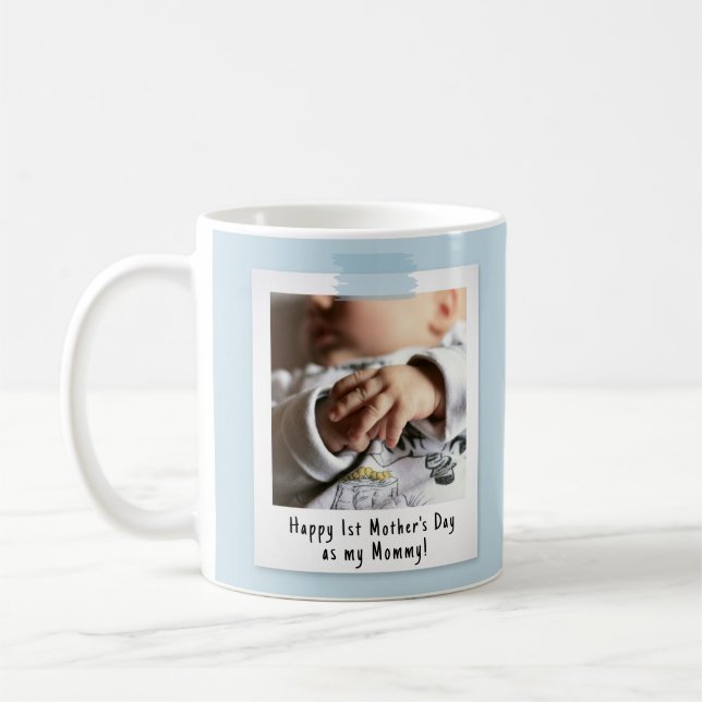 Mug Photo de la première fête des mères (Gauche)