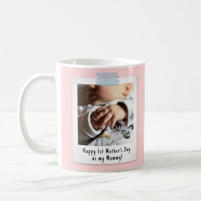 Mug Photo de la première fête des mères (Gauche)