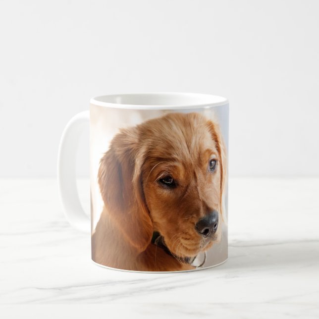 Mug Photo de l'animal personnalisé (Devant gauche)