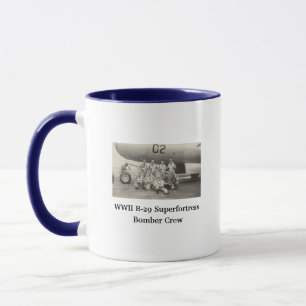 Mug photo de l'équipage d'un bombardier B-29 de la