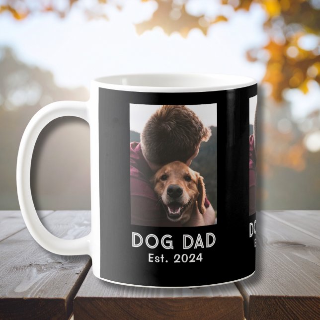 Mug Photo de l'établissement de Dog Dad  (Créateur téléchargé)