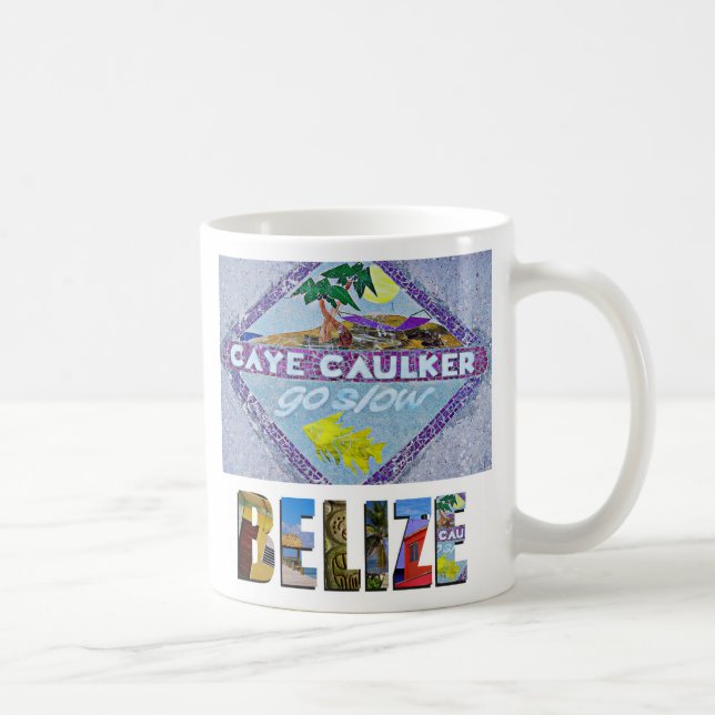 Mug Photo de l'île Tropical Belize Caye Caulker (Droite)