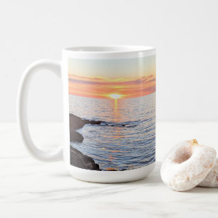 Mug Photo de magnifique coucher de soleil Ajouter un m