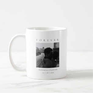 Mug Photo de mariage moderne minimaliste