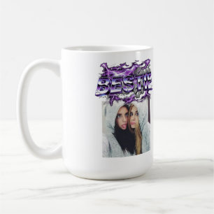 Mug Photo de meilleure amie Bootleg Vintage 90s person