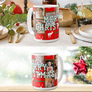 Mug Photo de Noël en famille