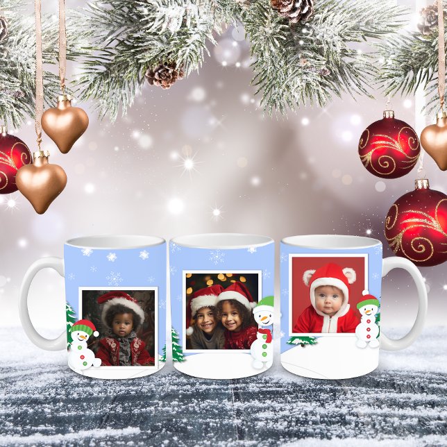 Mug photo de Noël personnalisable, 11 oz (Créateur téléchargé)