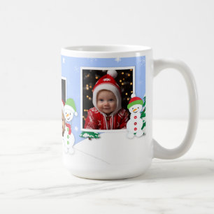 Mug photo de Noël personnalisable, 15 oz