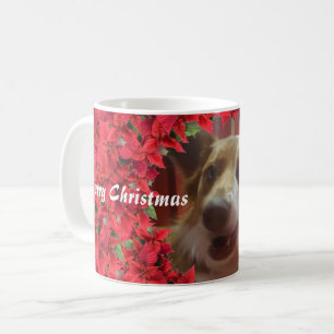 Mug Photo de Noël personnalisée pour animal de compagn