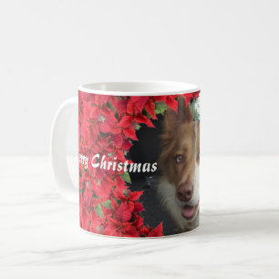 Mug Photo de Noël personnalisée pour animal de compagn