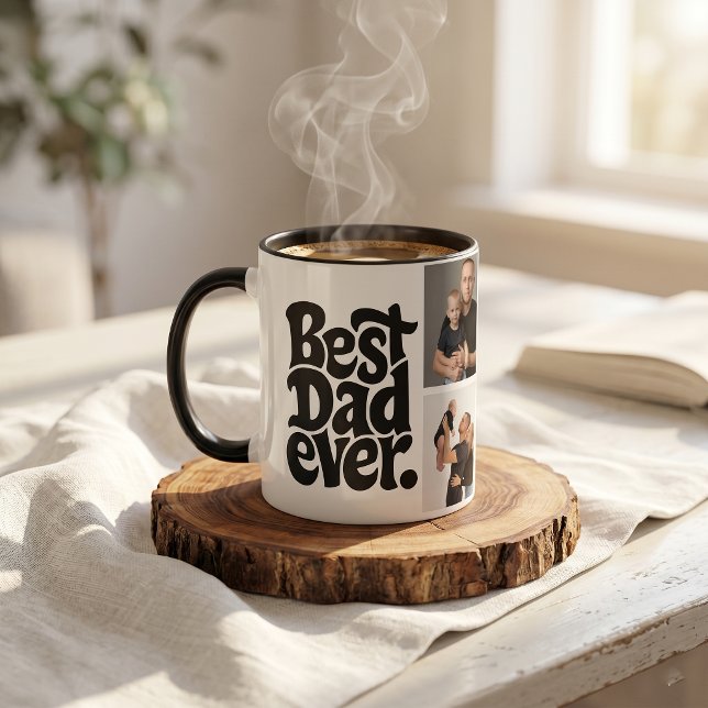 Mug Photo de papa de chien moderne (Créateur téléchargé)