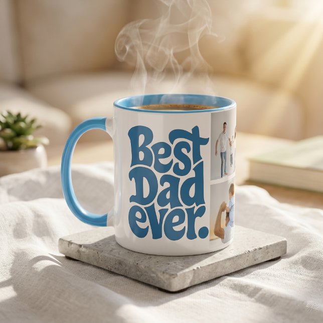 Mug Photo de papa de chien moderne le plus génial (Créateur téléchargé)