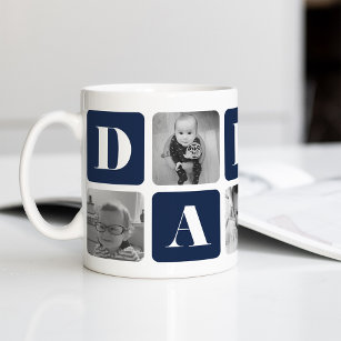 Mug Photo de papa moderne Collage