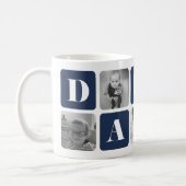 Mug Photo de papa moderne Collage (Gauche)