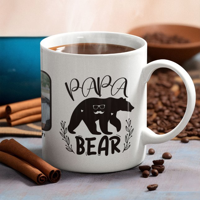 Mug Photo de Papa Ours Fête des Pères (Créateur téléchargé)