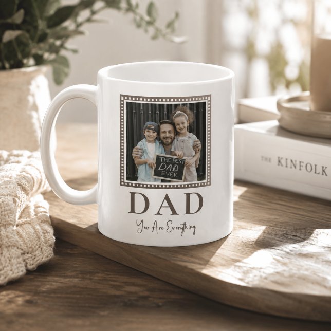 Mug Photo de papa personnalisé moderne (Créateur téléchargé)