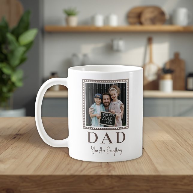 Mug Photo de papa personnalisé moderne (Créateur téléchargé)