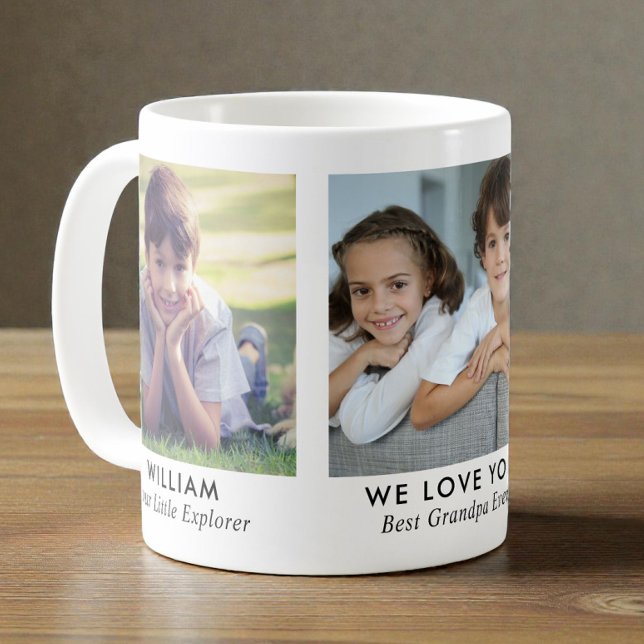 Mug Photo de Papy 3 (Grandpa 3 Photo Coffee Mug
)