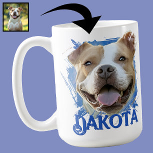 Mug Photo de Pitbull Dog de l'amant de l'animal de com