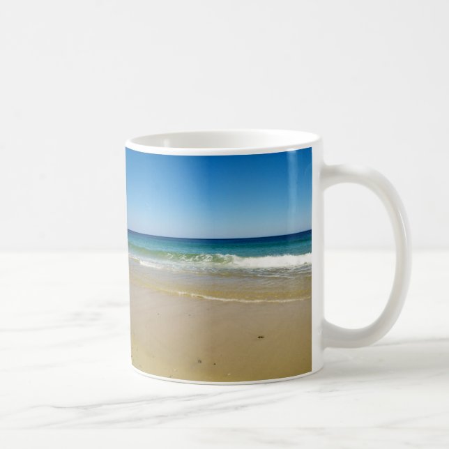 Mug Photo de plage (Droite)