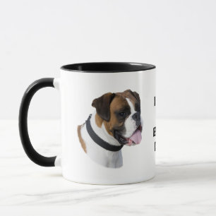 Mug Photo de portrait de chien de boxeur