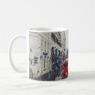 MUG PHOTO DE RED BUS SUR RUE DE WINDOWS