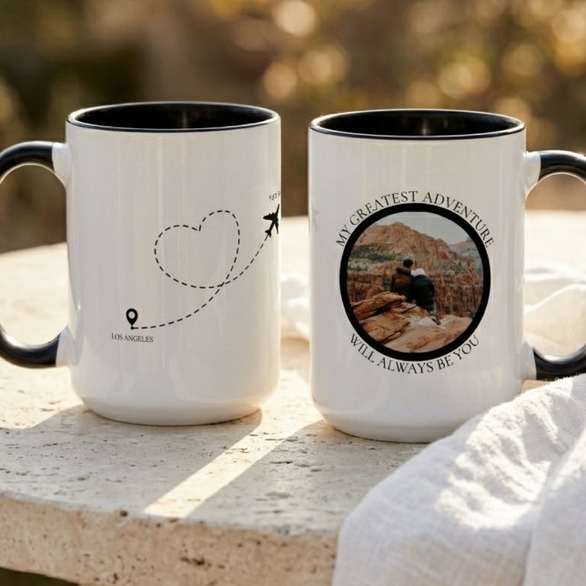Mug Photo de relation à distance  (Long Distance Relationship Photo Mug)