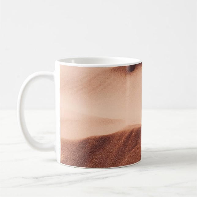 Mug Photo de sable du désert (Gauche)