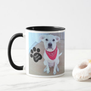 Mug Photo de Sweet Dog with Best Mom Paw Mother's Day