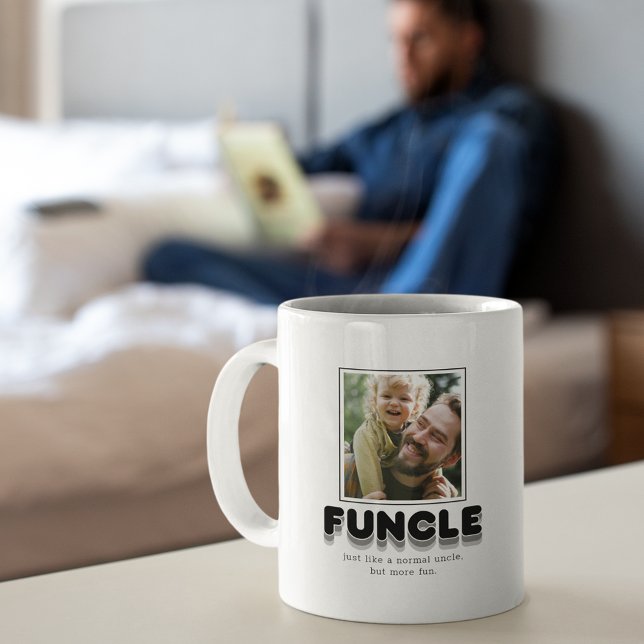 Mug Photo de Tonton Moderne Funcle (Créateur téléchargé)
