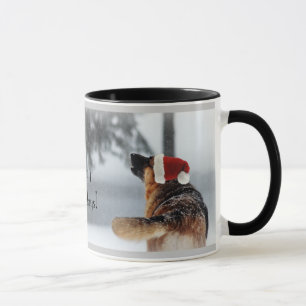 Mug Photo de vacances de berger allemand