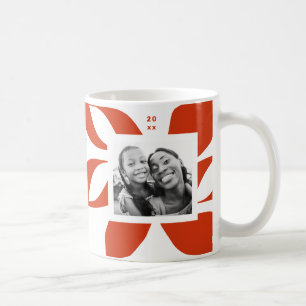 Mug Photo de vacances de Poinsettia Graphic