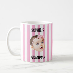Mug Photo de visage de bébé Nouveaux grands-parents Ca